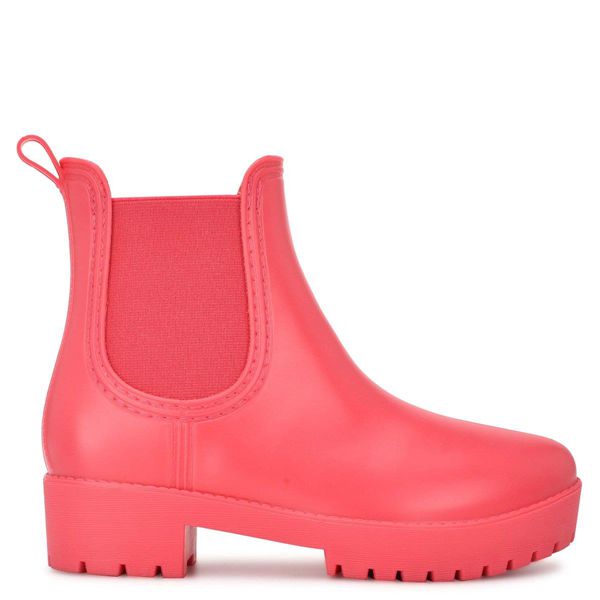 Nine West Rainy Chelsea Pink Rain Boots | South Africa 58I14-9U55
